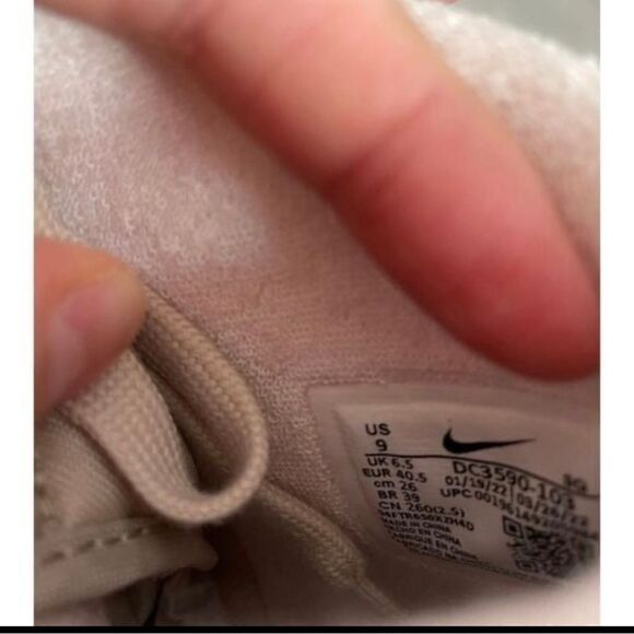 Nike Air Force 1 High Sculpt Linen Sanddrift US Women 9/UK6.5/EU40.5(DC3590-103) - Picture 11 of 12